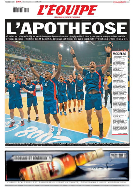Handballeurs fran&ccedil;ais en 2008 : &quot;L'apoth&eacute;ose&quot;
