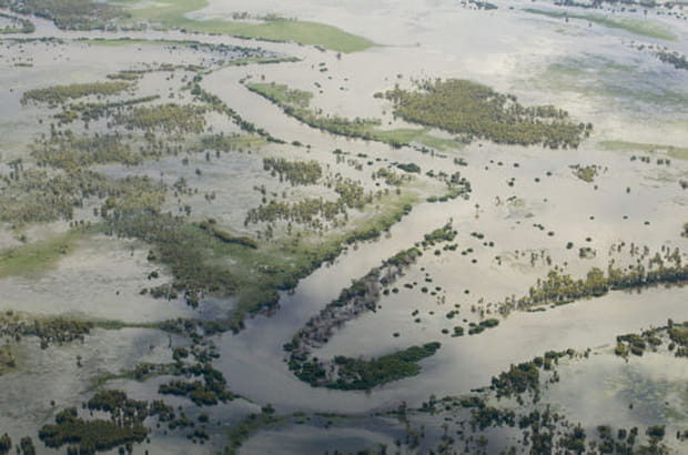La rivière Adélaïde en saison des pluies