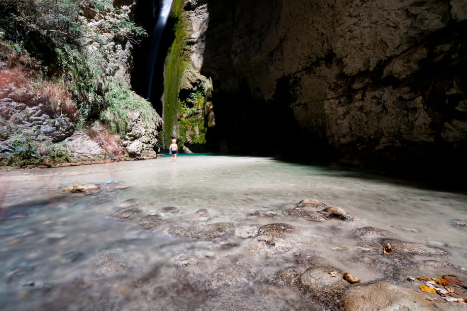 La chute de la Druise dans le Vercors