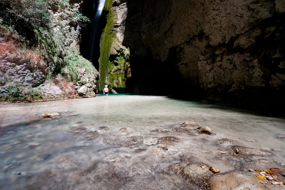 La chute de la Druise dans le Vercors