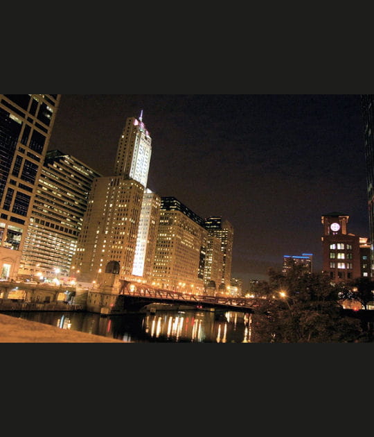 Chicago by night