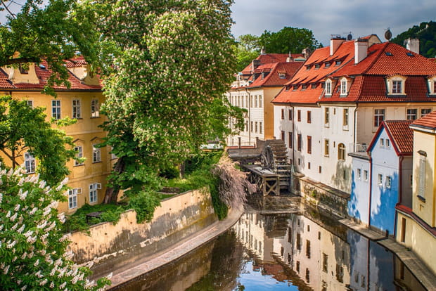 L’île de Kampa et la rivière Čertovka