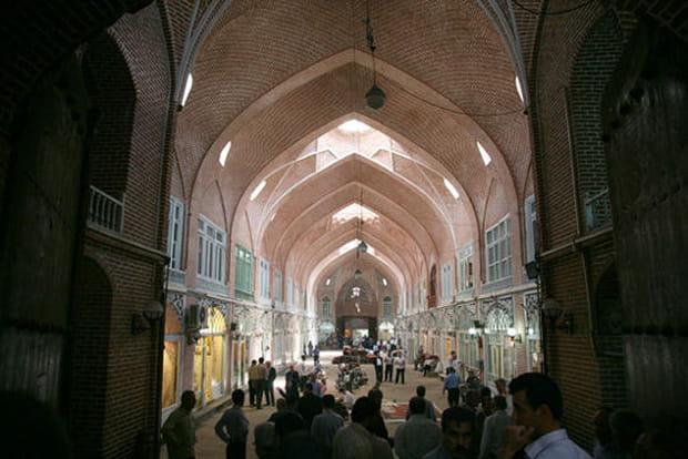 Le bazar de Tabriz en Iran