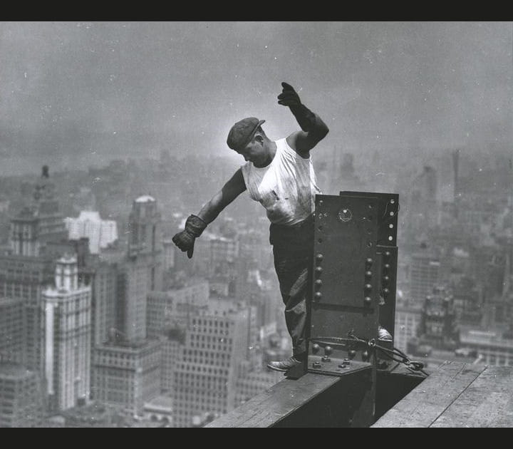 Ouvrier sur l'Empire State Building, 1931