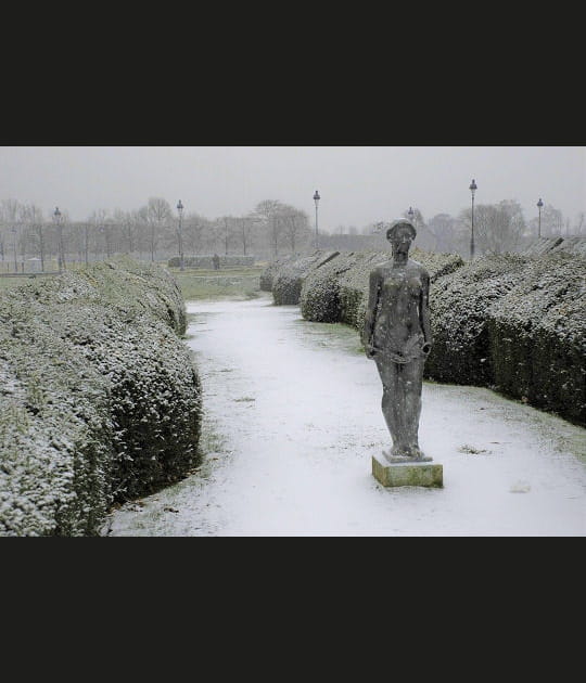 Maillol sous la neige
