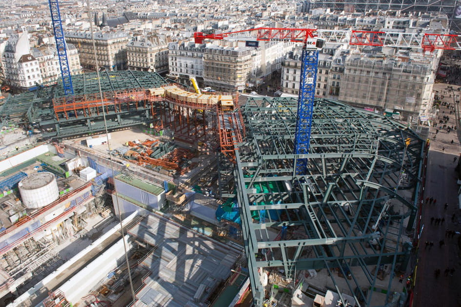 Avanc&eacute;e des travaux en mars 2013