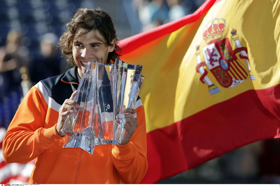 En 2008, Rafael Nadal est élu joueur de la saison