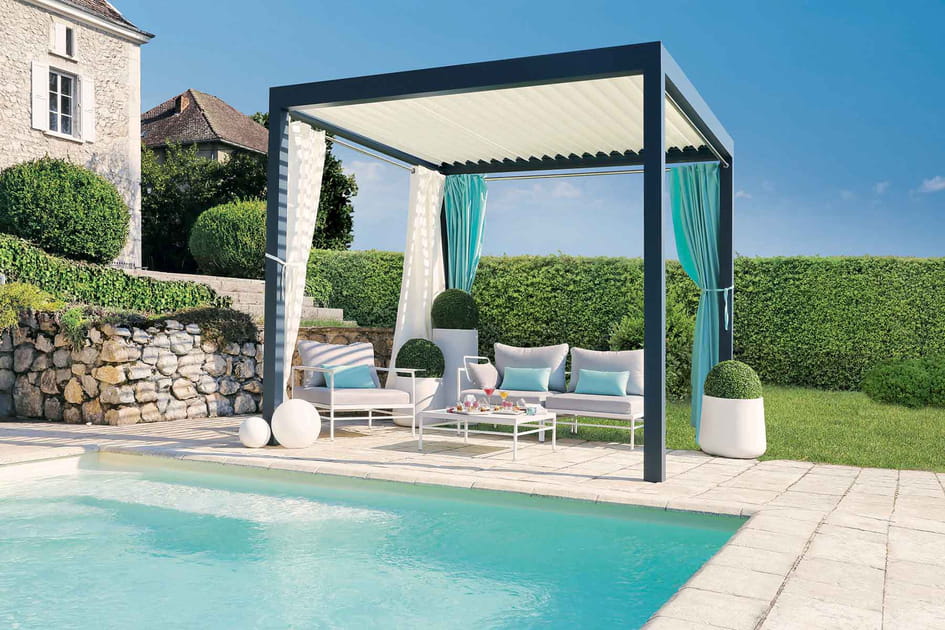 Une pergola bioclimatique pour la terrasse