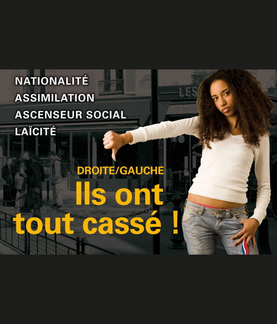Le Pen et les affiches de campagne provocatrices en 2007