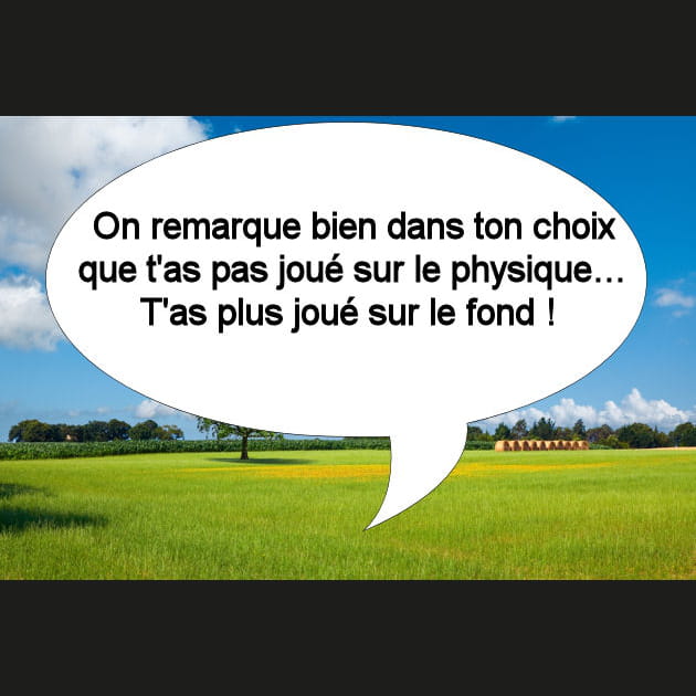 Christophe a un ami lucide (et un peu vache)
