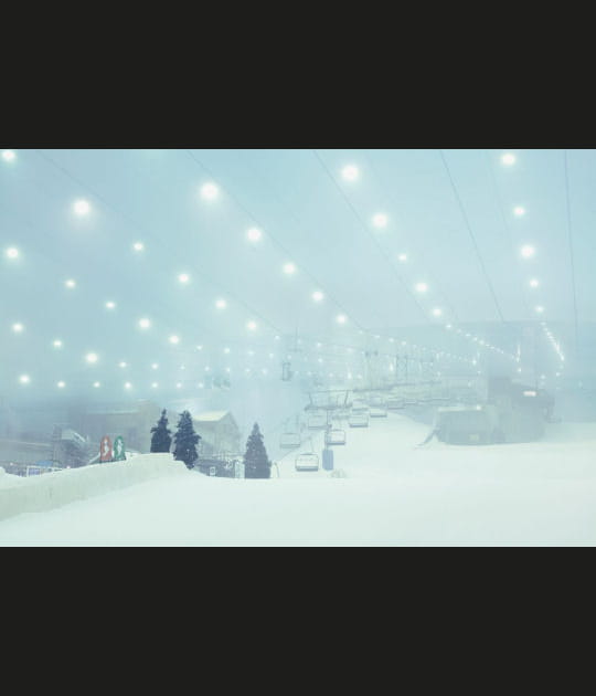Une station de ski en plein d&eacute;sert