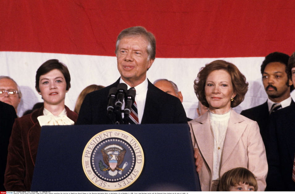 Jimmy Carter d&eacute;fait en 1980