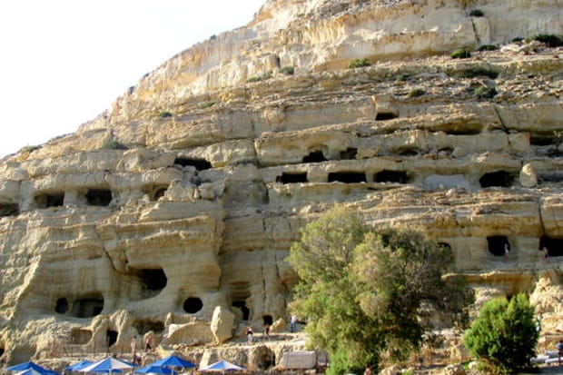 Les troglodytes de Matala
