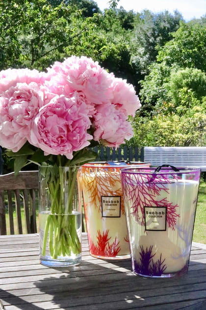 Une bougie parfum&eacute;e