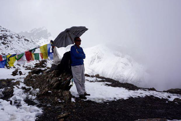 A 5 450 mètres d'altitude
