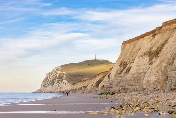 La falaise du Cap Blanc-Nez, la plus au nord de la France