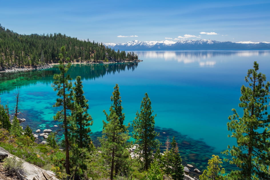 Le lac Tahoe aux Etats-Unis