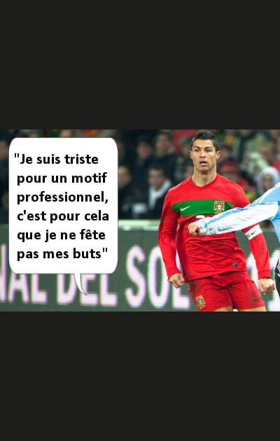 Le caprice de Cristiano Ronaldo