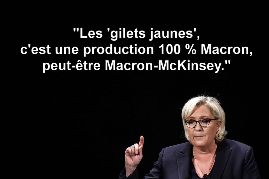 Les gilets jaunes, production 100% Macron
