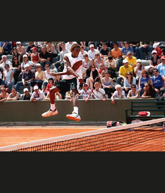 Monfils assure le show