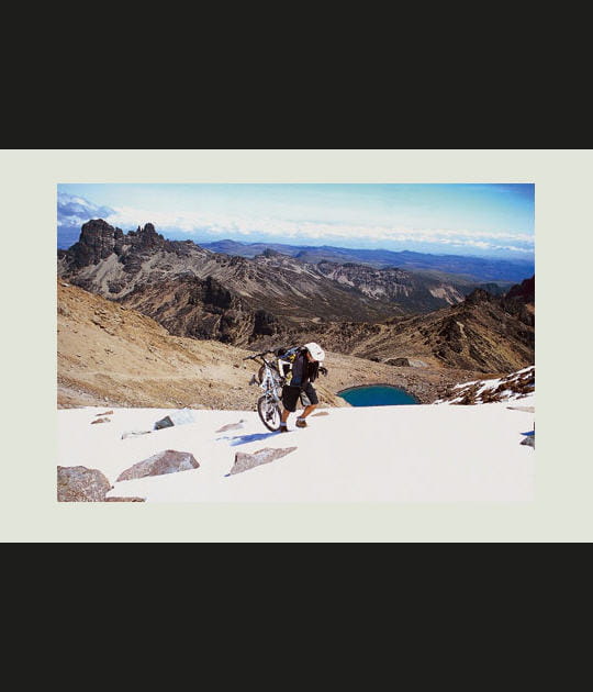 La descente du mont Kenya