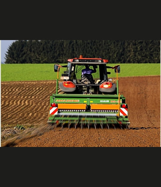 Travail des champs en automne