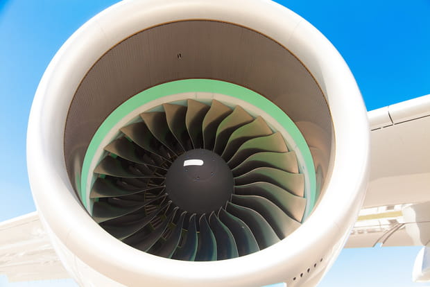 La taille d’un moteur d’A380 est comparable au fuselage d’un A320
