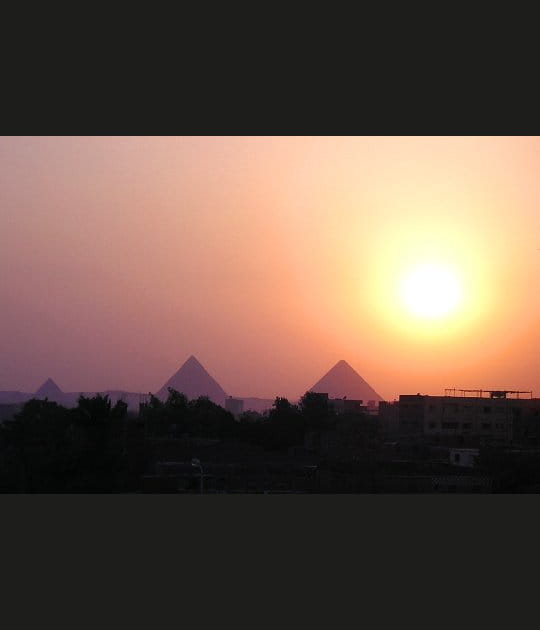 Les pyramides de Gizeh