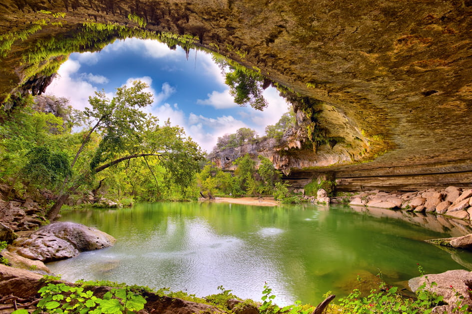 La piscine naturelle d&rsquo;Hamilton au Texas
