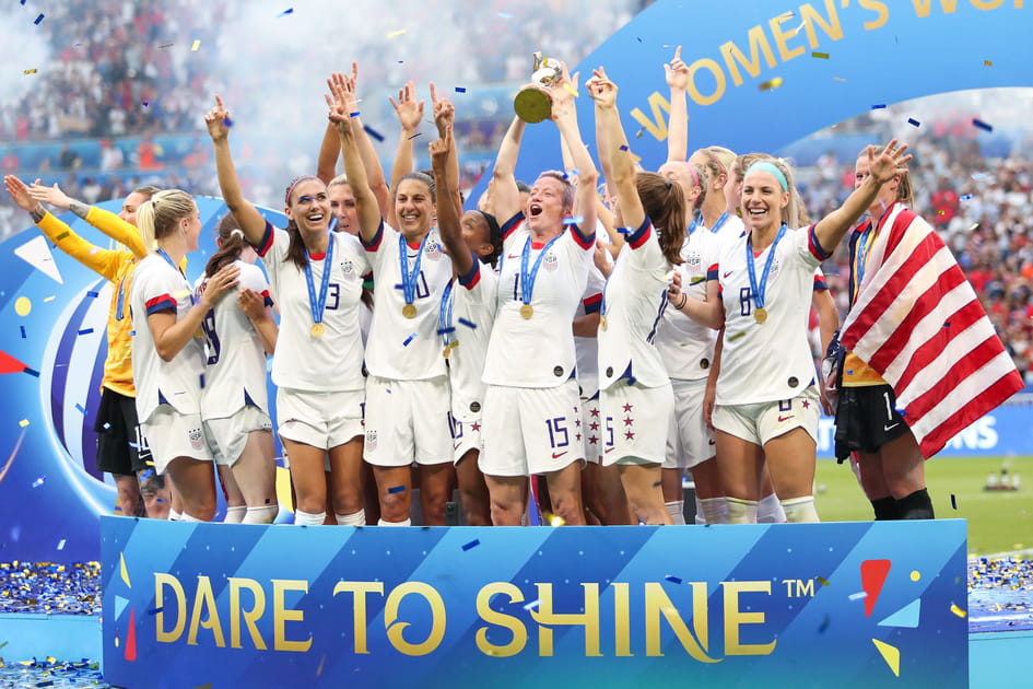 Les Am&eacute;ricaines championnes du monde de foot