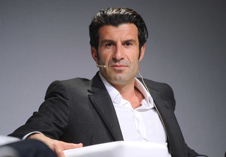 Luis Figo rattrap&eacute; par la patrouille
