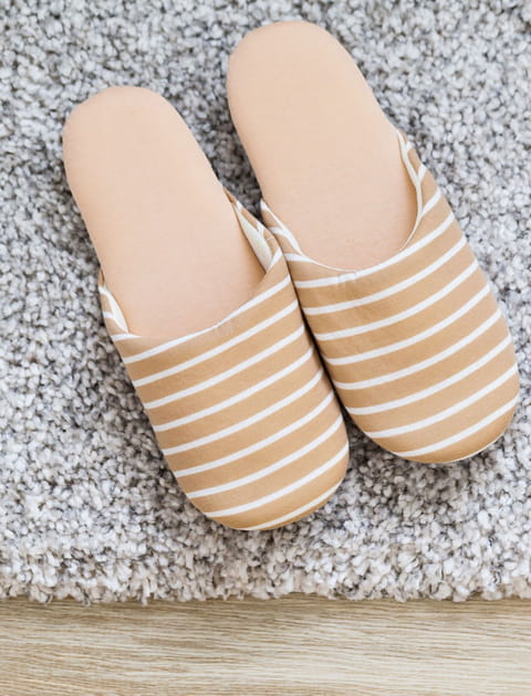 Interdire les chaussures dans la maison