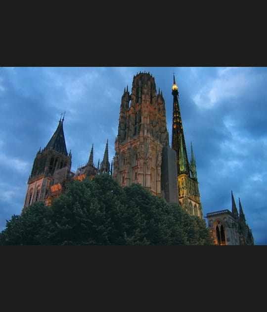 La cath&eacute;drale de Rouen