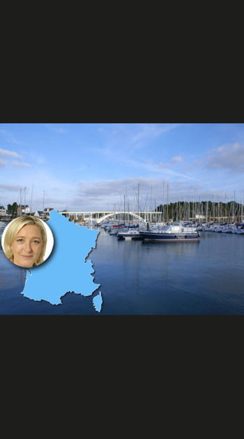 Marine Le Pen en Bretagne