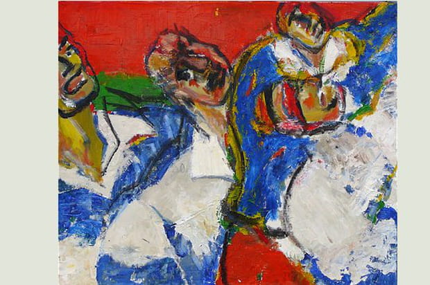 Bleu, blanc, rouge, rayures en fête