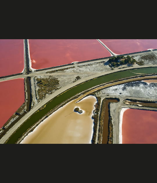 Les marais salants &agrave; Aigues-Mortes