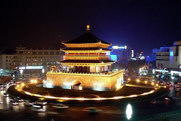 Cercles de lumière à Xian