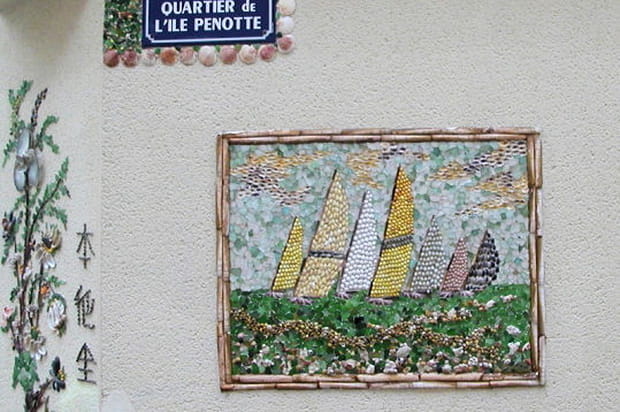 Les mosaïques de coquillages de l'île Penotte