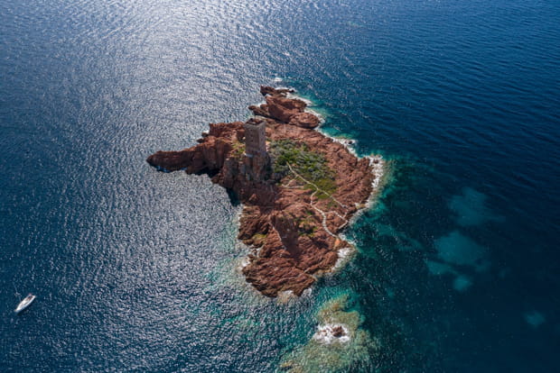 L'Île d'Or au large de Saint-Raphaël
