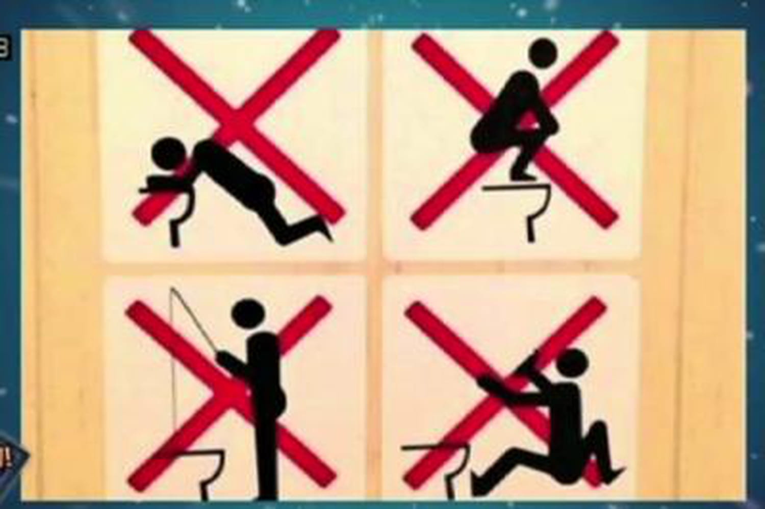 Zapping TV : Les incroyables instructions des WC de Sotchi