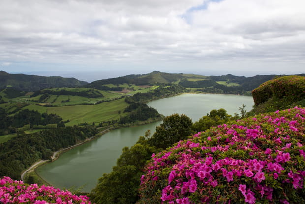 Randonnée autour du Lagoa das Furnas