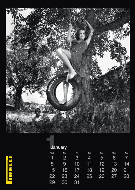 Calendrier Pirelli 2014 : l'édition inédite d'Helmut Newton