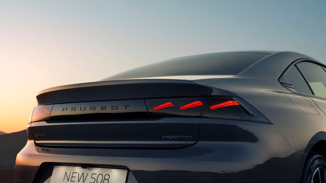 Voici la nouvelle face arri&egrave;re de la Peugeot 508&nbsp;!