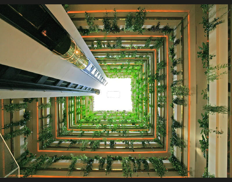 Avoir le vertige au Gran Hotel Santiago