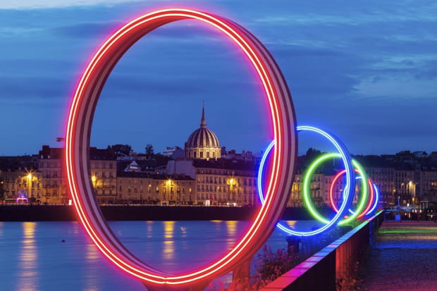 Quai des Antilles de l'île de Nantes