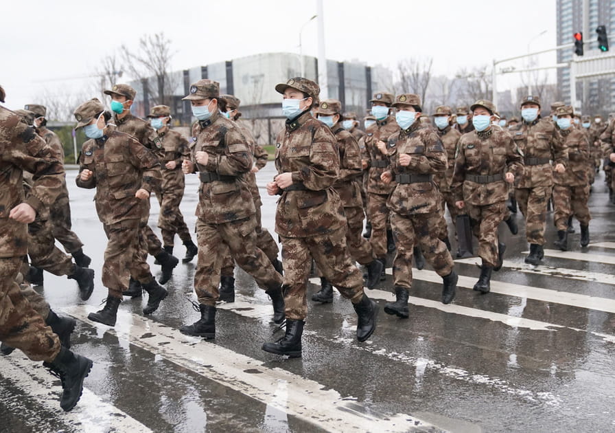 Equipe m&eacute;dicale militaire