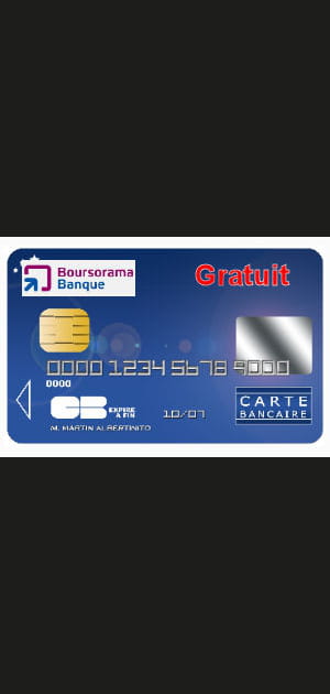 2e&nbsp;: Boursorama banque avec&nbsp;une&nbsp;carte&nbsp;bleue&nbsp;Visa&nbsp;gratuite