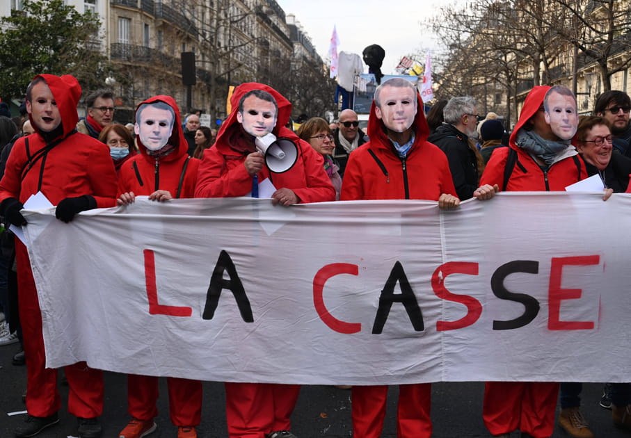 Macron comme dans la s&eacute;rie &quot;Casa de Papel&quot;