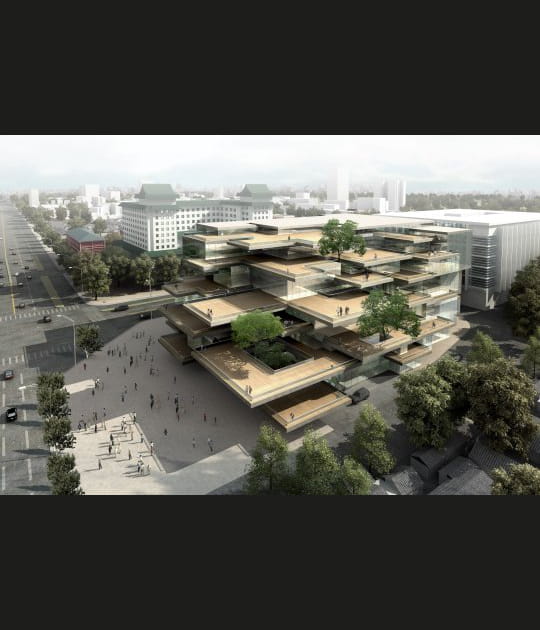 Des terrasses promenades pour le Poly Art Center de P&eacute;kin
