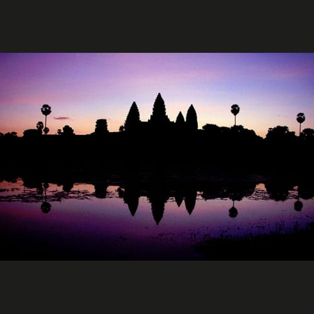 Angkor &agrave; la tomb&eacute;e de la nuit